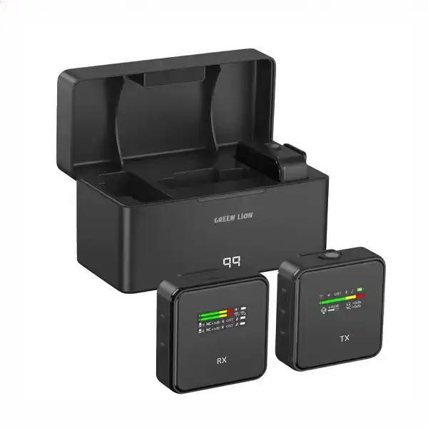 میکروفون یقه ای حرفه ای گرین لاین Green Lion GLM-Professional Wireless Mic GNPGLMMICBK
