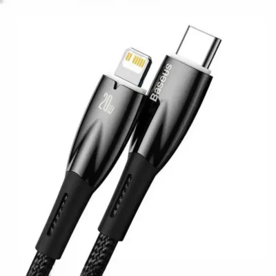 کابل تایپ سی به لایتنینگ 20 وات2 متر بیسوس Baseus Glimmer PD Fast Charging Data Cable CB000022 2