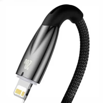 کابل تایپ سی به لایتنینگ 20 وات2 متر بیسوس Baseus Glimmer PD Fast Charging Data Cable CB000022 3
