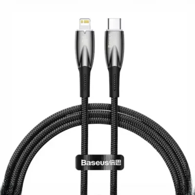 کابل تایپ سی به لایتنینگ 20 وات2 متر بیسوس Baseus Glimmer PD Fast Charging Data Cable CB000022
