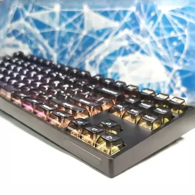کیبورد مکانیکی شفاف کوتسی Coteci mechanical Keyboard 84022 4