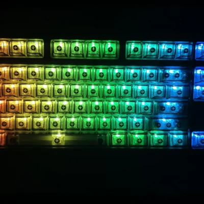 کیبورد مکانیکی شفاف کوتسی Coteci mechanical Keyboard 84022 5