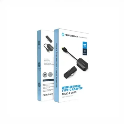 دانگل انتقال تصویر بی سیم پاورولوژی Powerology Wireless HDMI Type-C Adapter Audio & Video PHDMACBK 3