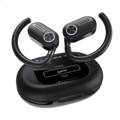 هندزفری بلوتوث القایی پاورولوژی Powerology ENC TWS Air Conduction Earbuds PWLAU008 3