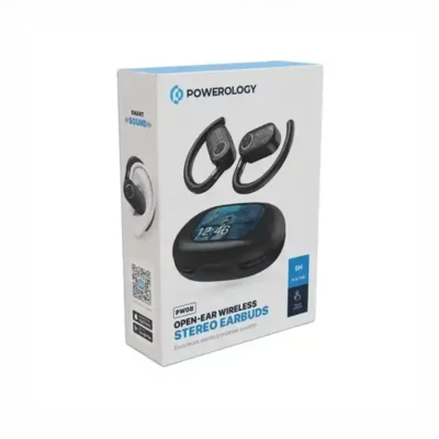هندزفری بلوتوث القایی پاورولوژی Powerology ENC TWS Air Conduction Earbuds PWLAU008 6