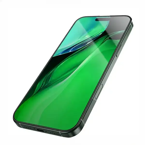گلس دور سلیکیونی گرین لاین آیفون Green Lion 3D Silicone Plus High Definition For Iphone 16 PRO