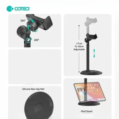 هولدر رو میزی موبایل و تبلت کوتسی Coteci Universal Mobile Phone Holder SD-63 51018 3