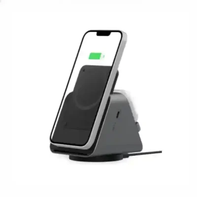 شارژر وایرلس و پاور بانک 5000 سه کاره لولو Levelo TERRA Wireless Charging with Portable Power Bank 4