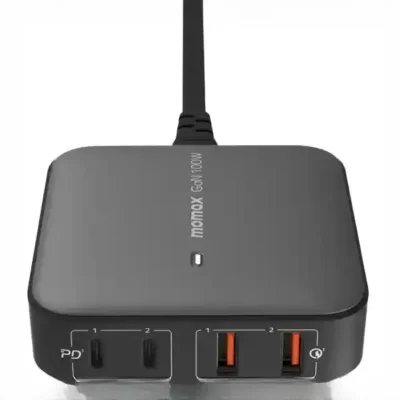 شارژر رو میزی 4 پورت مومکس OnePlug 4-Ports Desktop GaN Charger 100W 3