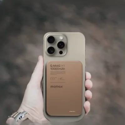 پاوربانک مگنتی 10000 مومکس Momax Q.Mag X1 Magnetic Wireless Power Bank IP117A 3