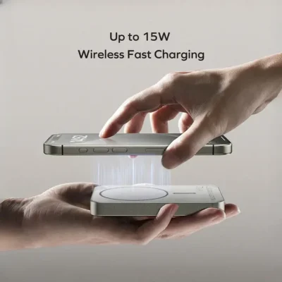 پاوربانک مگنتی 10000 مومکس Momax Q.Mag X1 Magnetic Wireless Power Bank IP117A 5