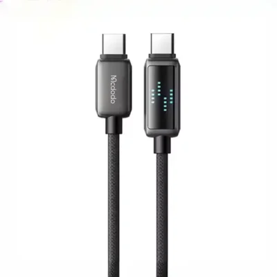 کابل شارژ دو سر تایپ سی 100 وات 1.2 متر مک دودو Mcdodo Type-C To Type-C Charging Speed Visible Cable CA-4250