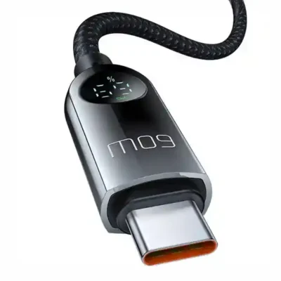 کابل دو سر تایپ سی با نمایشگر شارژ Mcdodo CA-4780 USB-C to USB-C 60W data cable 3