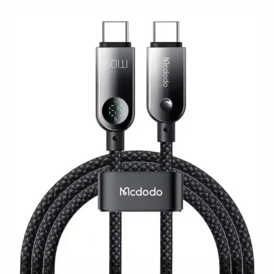 کابل دو سر تایپ سی با نمایشگر شارژ Mcdodo CA-4780 USB-C to USB-C 60W data cable