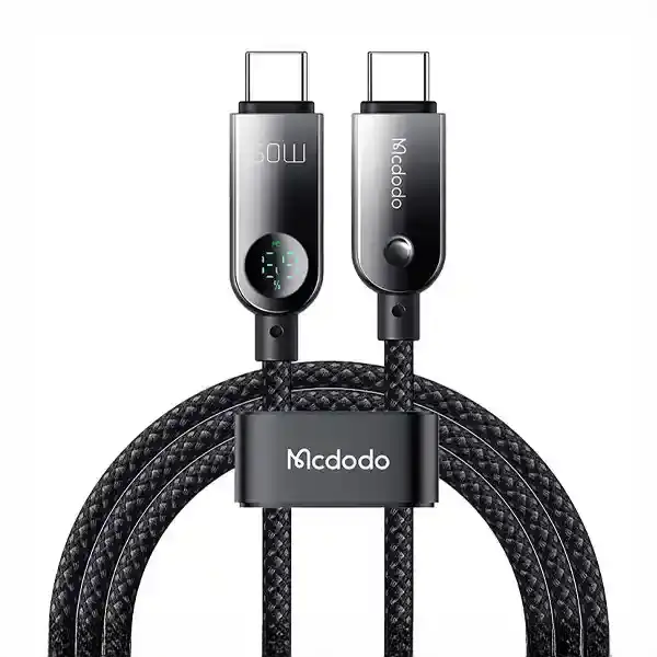 کابل دو سر تایپ سی با نمایشگر شارژ Mcdodo CA-4780 USB-C to USB-C 60W data cable