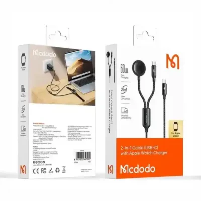 کابل دوسر تایپ سی همراه باشارژر اپل واچ مکدودو Mcdodo CA-2200 6
