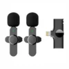 مکروفون یقه ای وایرلس لایتنینگ پک دو عددی کوتتسی COTETCI Wireless Microphone 74007