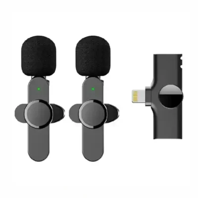 مکروفون یقه ای وایرلس لایتنینگ پک دو عددی کوتتسی COTETCI Wireless Microphone 74007