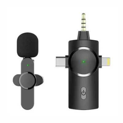 میکروفون یقه ای وایرلس 3 سر کوتتسی COTETCI Wireless Microphone 74002