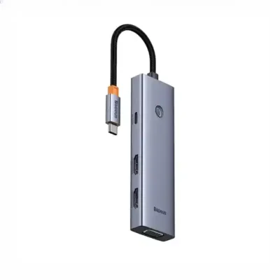 هاب هفت پورت تایپ سی بیسوس Baseus 7 in 1 Triple-Display Hub BS-OH117 8