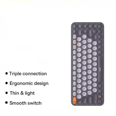 کیبورد بی‌سیم سه‌حالته بیسوس baseus K01A Wirelrss keyboard B00955503833 3