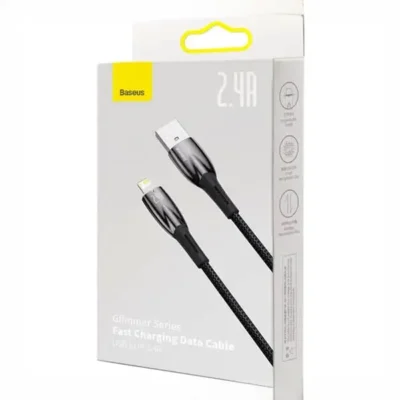 کابل شارژ لایتنینگ 2 متر بیسوس Baseus Glimmer Fast Charging Data Cable CADH000301 4