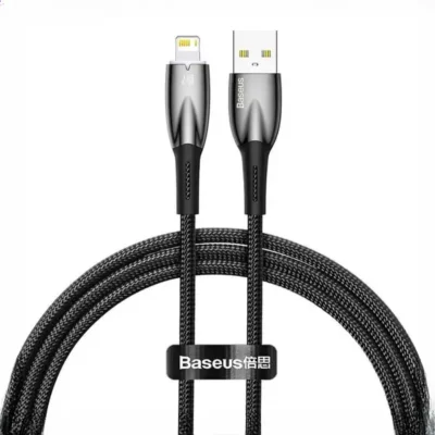 کابل شارژ لایتنینگ 2 متر بیسوس Baseus Glimmer Fast Charging Data Cable CADH000301