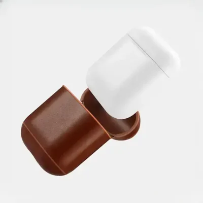 کاور ایرپاد 1/2 چرم ایکارر ICARER Air Pods Protective Leather Case IAP018 3