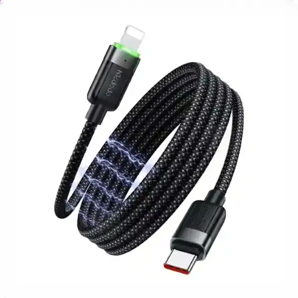 کابل تایپ سی به لایتننیگ با بدنه مگنتی مک دودو Mcdodo Magnetic Self - Winding ca-2010