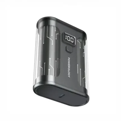 پاوربانک 20 وات 10000 میلی آمپر پاورولوژی Powerology Crystalline Series Power Bank PPBCHA24 2