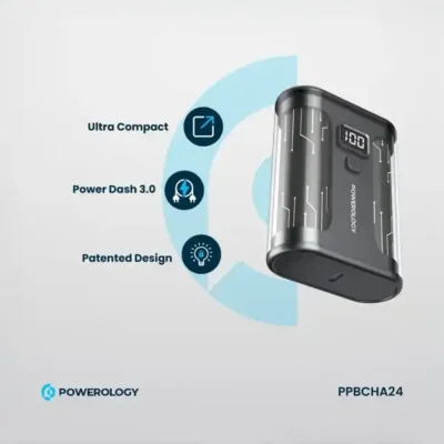 پاوربانک 20 وات 10000 میلی آمپر پاورولوژی Powerology Crystalline Series Power Bank PPBCHA24 3