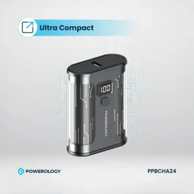 پاوربانک 20 وات 10000 میلی آمپر پاورولوژی Powerology Crystalline Series Power Bank PPBCHA24 4