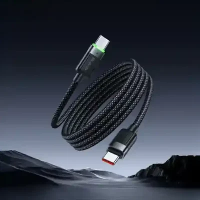 کابل دو سر تایپ سی با بدنه مگنتی مک دودو Mcdodo Magnetic Self - Winding CA-2000 2