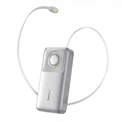 پاوربانک 65 وات 20000 با کابل همراه تایپ سی بیسوس Baseus Nomos Power Bank PPLSC01-20 2