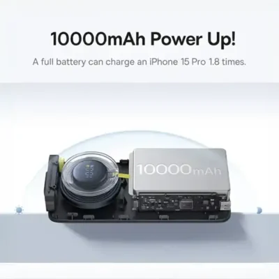 پاوربانک 30 وات 10000 با کابل همراه تایپ سی بیسوس Baseus Nomos Power Bank PPSS1030 4