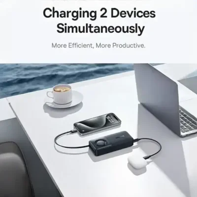 پاوربانک 30 وات 10000 با کابل همراه تایپ سی بیسوس Baseus Nomos Power Bank PPSS1030 5