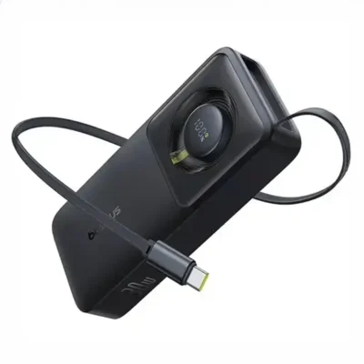 پاوربانک 30 وات 10000 با کابل همراه تایپ سی بیسوس Baseus Nomos Power Bank PPSS1030