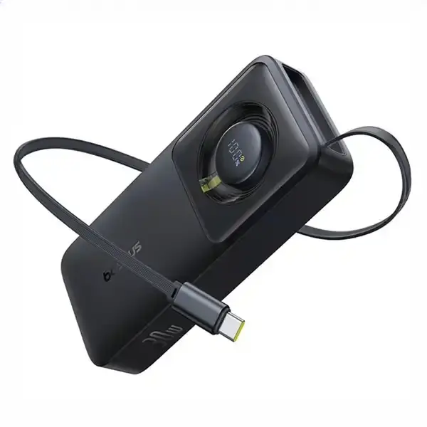پاوربانک 30 وات 10000 با کابل همراه تایپ سی بیسوس Baseus Nomos Power Bank PPSS1030