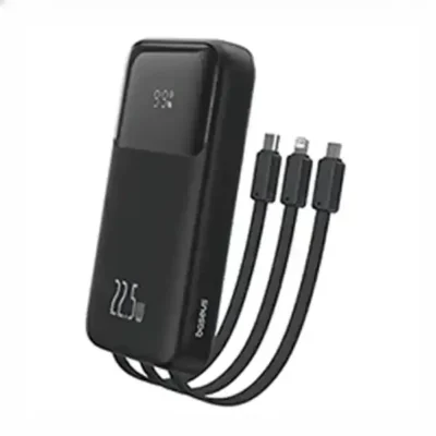 پاوربانک 22.5 وات 10000 با کابل همراه بیسوس Baseus Comet Power Bank PPMD2-10