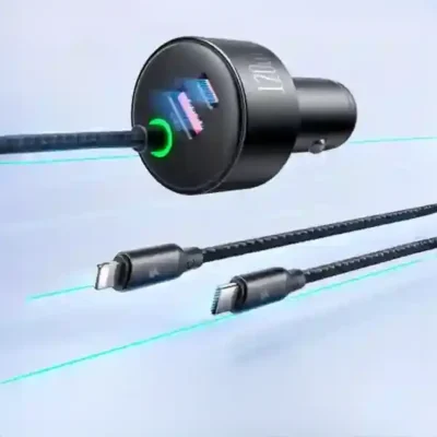شارژر فندکی 120 وات با دو کابل متصل مک دودو Mcdodo 4 in 1 car charger CC-0370 7