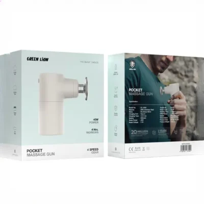 ماساژور تفنگی گرین لاین Green Lion Pocket Massage Gun GNPOCKMGBG 2