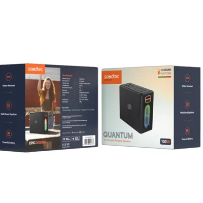 اسپیکر بلوتوثی پرودو Porodo Soundtec QUANTUM PD-STKRS80-BK 2