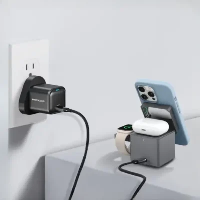 آداپتور شارژ 20 وات پاورولوژی Powerology Ultra-Compact GaN Charger PWCUQC016 2