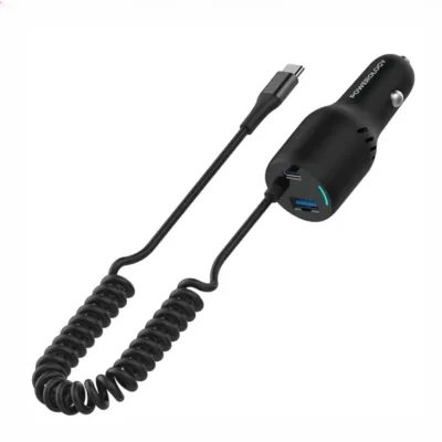 شارژرفندکی 100 وات با کابل پاورولوژی Powerology Car Charger 100W PCCSR016
