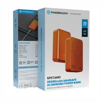 پاوربانک مگ سیف 20000 پاورولوژی Powerology Magsafe Aluminum Power Bank PPBCHA33 13