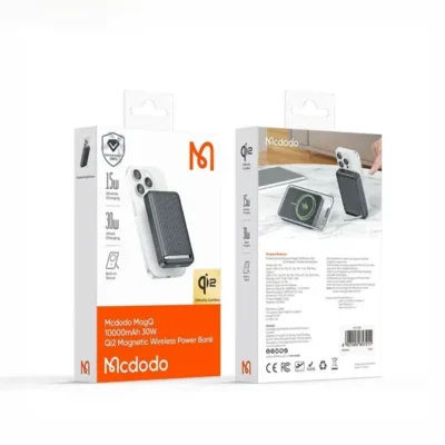 پاوربانک وایرلس مگ سیف 30وات 10000 مک دودو Mcdodo Qmag qi2 Power Bank MC-781 2