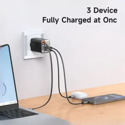 آداپتور 67 وات با کابل تایپ سی مک دودو Mcdodo FreeGo GaN Charger CH-4100 6