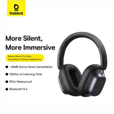 هدست بلوتوث بیسوس Baseus Bowie H1s Noise-Cancellation Wireless Headphones 7