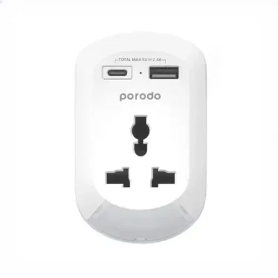 مبدل برق و شارژر پرودو Porodo Universal AC Socket EU Plug Adapter​ PD-MSACEU 3
