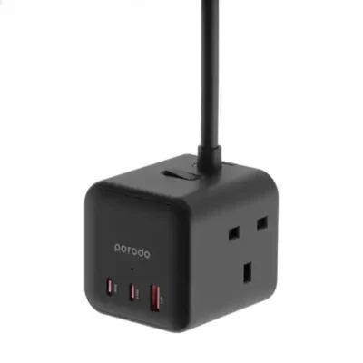 شارژر چند پورت مکعب پرودو Multi-Port GaN Power Cube Charger PD-FWCH017 3
